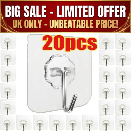 Self adhesive wall hooks - adhesive,