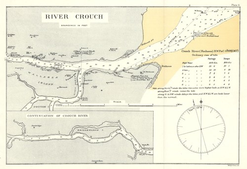 River crouch nautical - river, sailing
