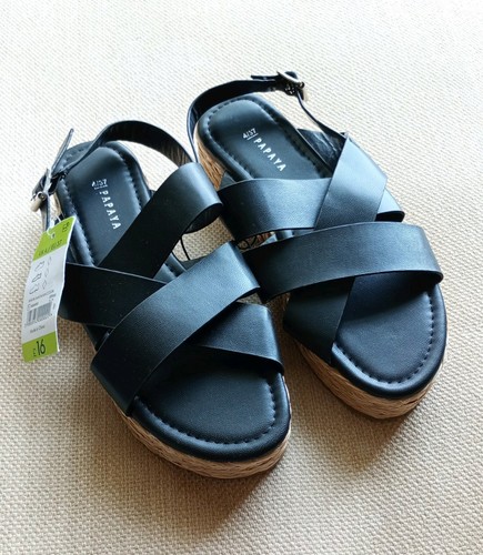 Bnwt matalan black wedge - black,