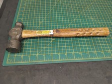 Ampco H4 Non Sparking Brass Ball Pein Hammer (slight split near head) BK02N19329