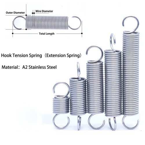 Extension spring stainless - extension,