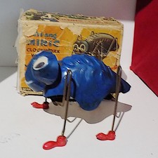 Vintage Plastic & Tinplate Tri-ang Minic Clockwork  Great Spider. VGiPB