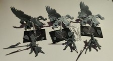 Warhammer the Old World Bretonnia Pegasus Knights X3 Part Assembled