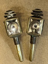 Antique Pair Of Steel & Brass