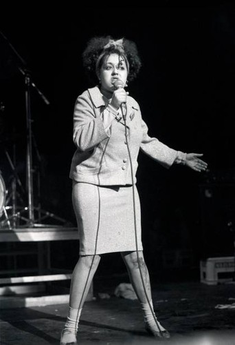 Punk singer poly - singer, with