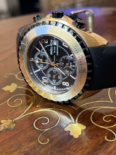 Police chronograph watch 10atm - police,