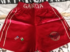 World Champion Robert Garcia Signed Fight Worn Trunks Comes With Coa