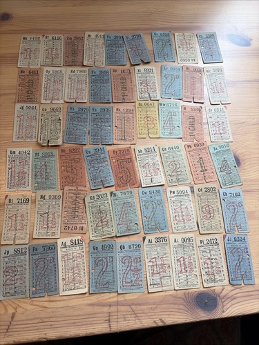 Job lot vintage - job, tickets