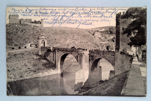 1911 toledo spain - spain, postcard