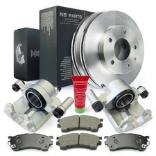 2x Brake Caliper Brake Discs