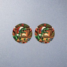Christmas Dinosaur Car Sticker
