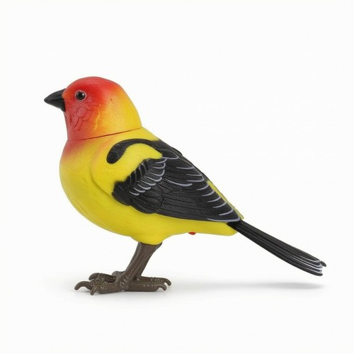 Singing bird toy realistic - singing,