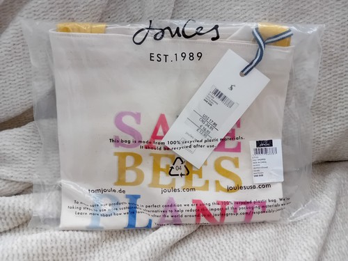 Joules lulu tote bag save - save, bees