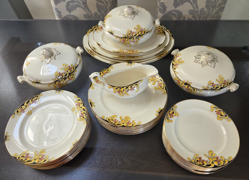 Art deco sampson bridgwood - art,