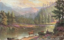 The Dee Above Balmoral Tuck Oilette 7148 c1910 Postcard (G543)