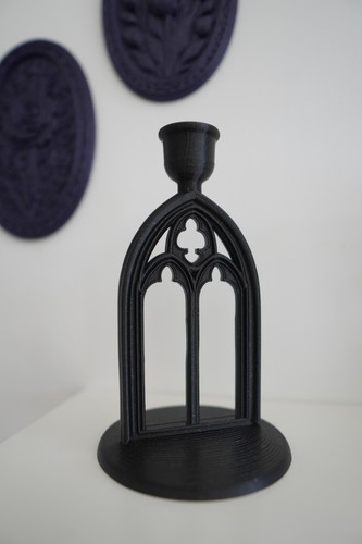 Gothic arch candle - gothic,