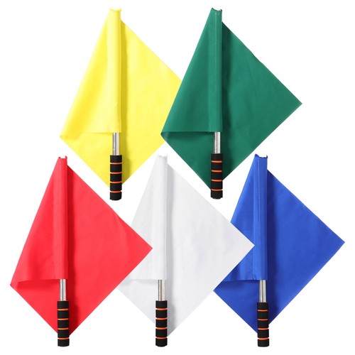 Competition referee flags - referee, 5pcs