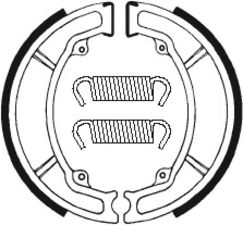 Tecnium brake shoes - shoes, ba034