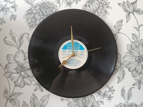 Vinyl record clock lp real - vinyl, 12"