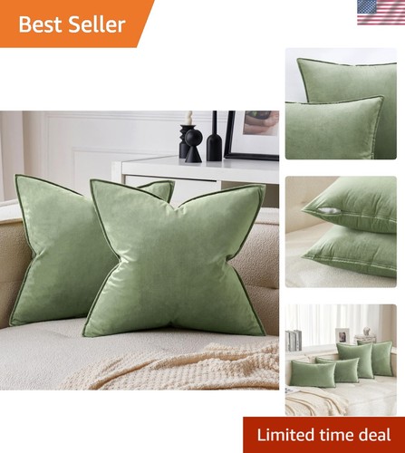 Modern sage green velvet - modern,