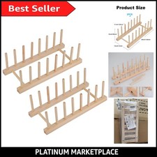 Lightweight Wooden Plate Rack