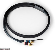 Tonearm Phono Cable - for installation -1.25m Monster Low Capacitance 2x Shield