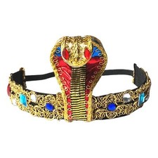 Novely Egypt Queen Headdress Stylish  Crown Gift Egyptian Snake Headband for