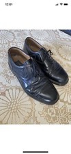 Mens Black Leather Shoes Size