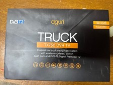 Aguri Truck TX750 HGV satnav built in dash cam digital TV wifi