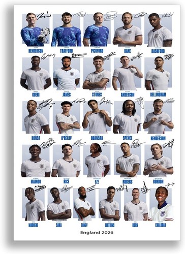 England full squad - squad, signed