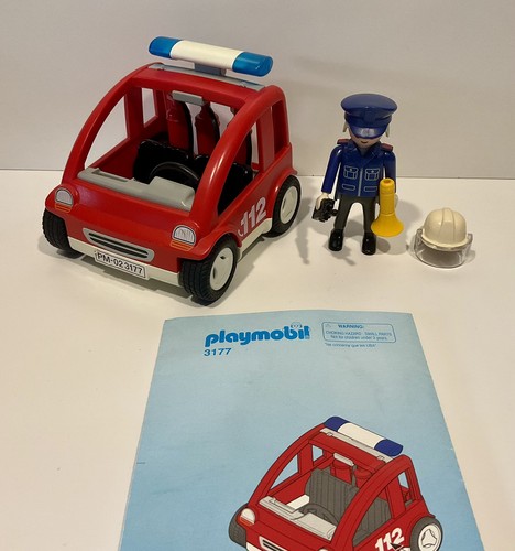 Playmobil fire car - fire, 3177