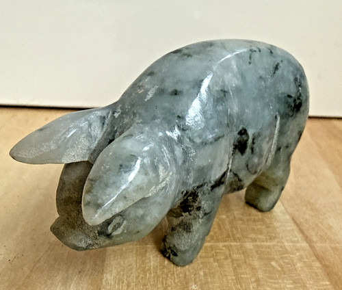Carved grey back - grey,