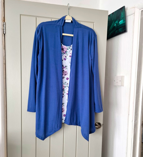 Anne lancay blue floral - anne,