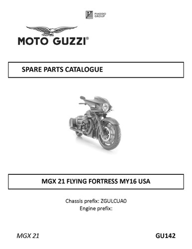 Moto guzzi parts manual book - parts,