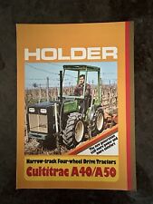 Holder A40 A50 Tractor leaflet… Forestry Vineyard.. 1980s classic farming