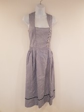 Vintage dress blue white - vintage,