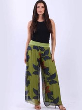 Women 2 Layered Floral Palazzo