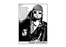 Kurt Cobain birthday card