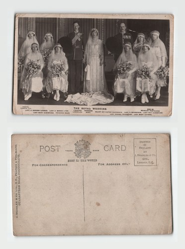 Postcard the royal wedding - royal,
