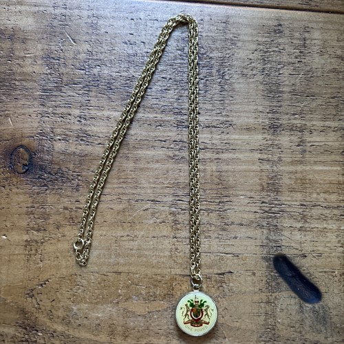 Enamelled one pound coin - enamelled,