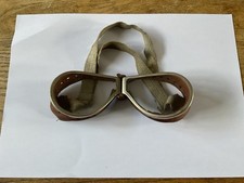 WW2 RAF Aviation Goggles With Original Case. (Motorcycle goggles)
