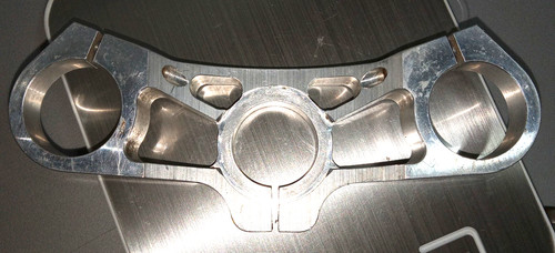 Aluminum top triple tree clamp - triple,