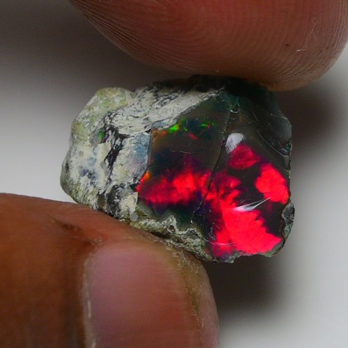 Natural black opal - natural, rough