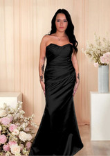 Satin Mermaid Bridesmaid Dress