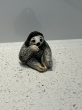 Ceramic Mini  Sloth Figurine
