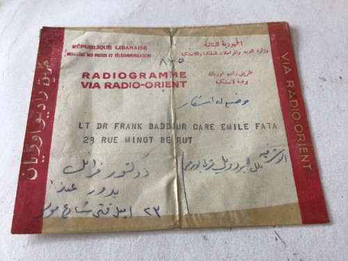 Radiogramme via radio - radiogramme, radio-orient