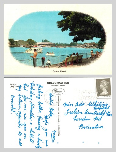 Vintage postcard oulton - postcard,