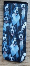 BORDER COLLIES  GLASSES CASE