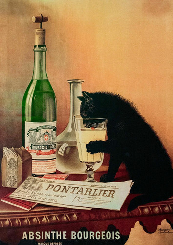 Absinthe bourgeois poster - absinthe, 1922