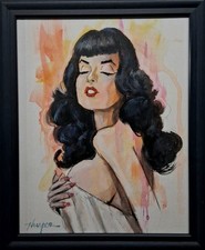 Original Bettie Painting 50s